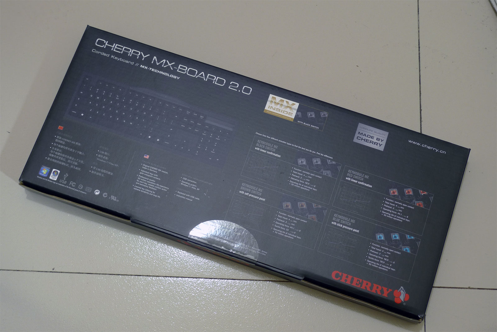 Cherry MX Board 2.0 ԭĻеռ籩