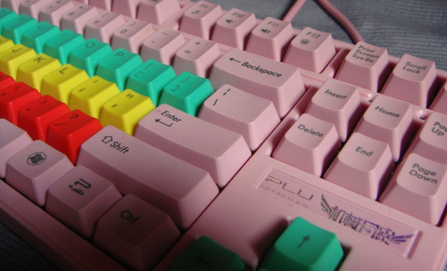 PLU 87��ɫ����+PBT���ʼ�ñ