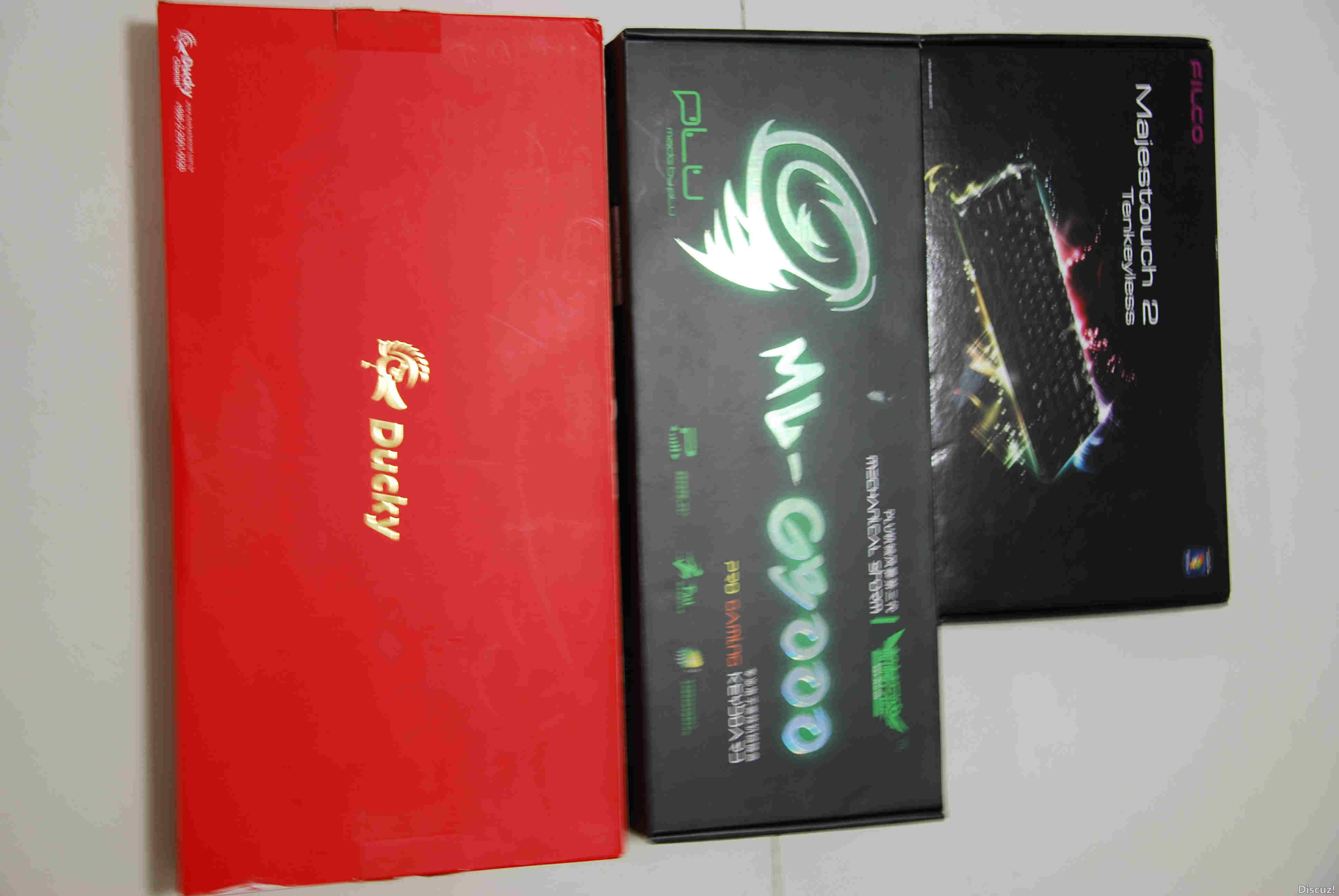 ���������ϵ�3�Ѽ��̣�Filco��Duck��PLU��Duck�ŵ��ֵ�9008g2��