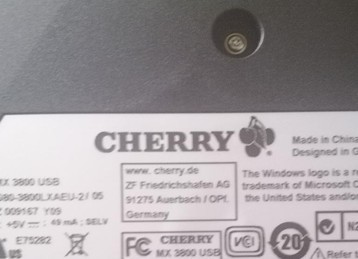 ���������ֵ�CHERRY G80-3800����һЩ����  ��̸������