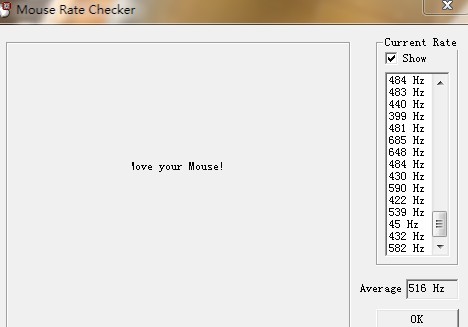 ����񿴿������kinzu��mouse rate.exe���Խ���Ƿ�֡����֡��