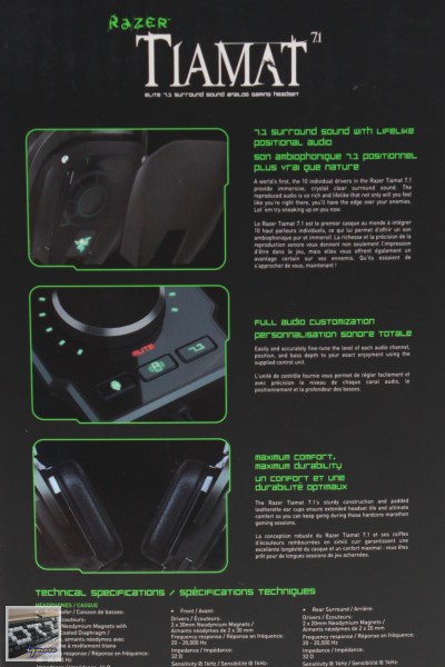 ��ת�ء�Razer Tiamat 7.1 �ρ���ħ �挍7.1���[����� �u�y