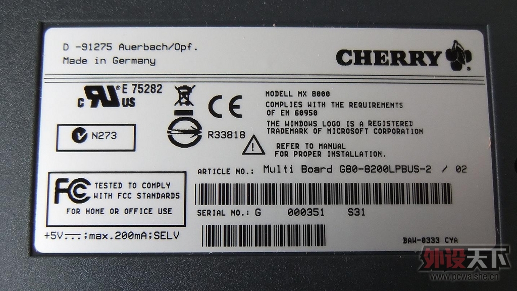 ��̫ԭ�����۵�˵ Cherry G80-8200LPBUS-2 ���� ��е���� ȫ�� 999