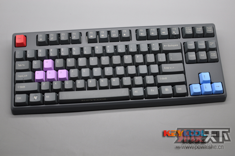 KEYCOOL����87��PBT����ɫ��ȫ�޳��е�����������´�ͼ�ع�