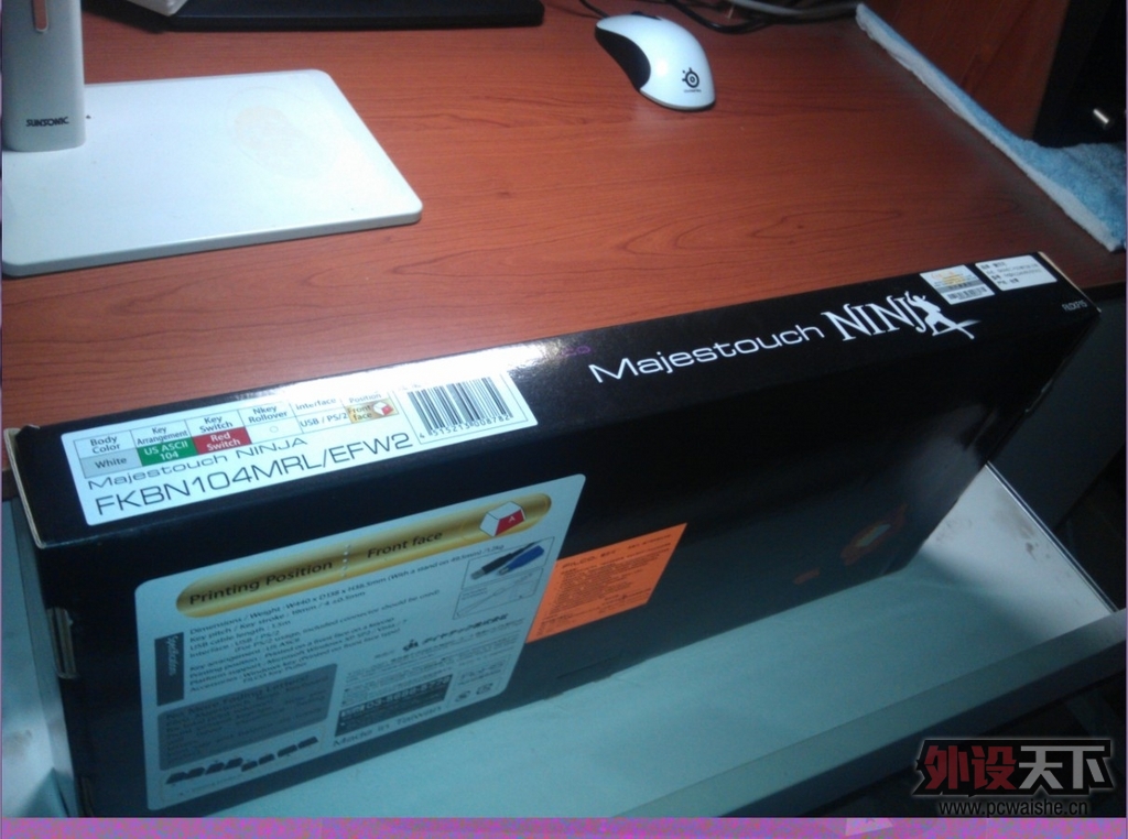 Filco����104����ɫ��������--���һ��û����������ᣬ�����˰׺�ײ������Ӱ~
