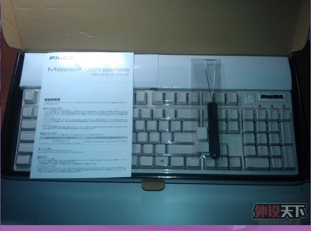 Filco����104����ɫ��������--���һ��û����������ᣬ�����˰׺�ײ������Ӱ~