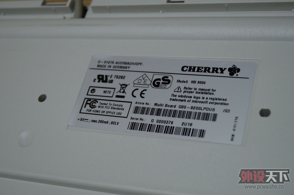 [Ϋ��]cherry G80-8200/RF��ñ=800/50~150