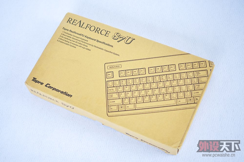 ��Ҷ�˵Realforce�����������գ���������˵Realforce���Ƿ��յĿ�ʼ��RF 87UBС��