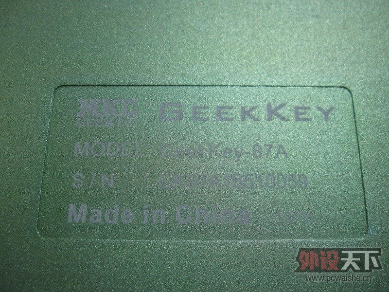 [����] MKC GeekKey87-A ȫ���Ͻ���Ǳ����޳��е���� 1000Ԫ  ��˵ȫ��