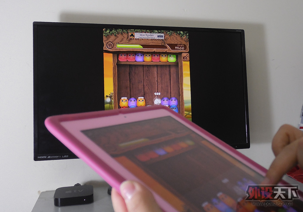 Apple TV3 + iPad Airplay��ʵ��С��Ļ���ƴ���Ļ
