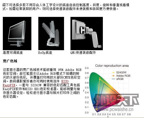 ����eizo��׿ ��ͼרҵ��ʾ�� s2243w