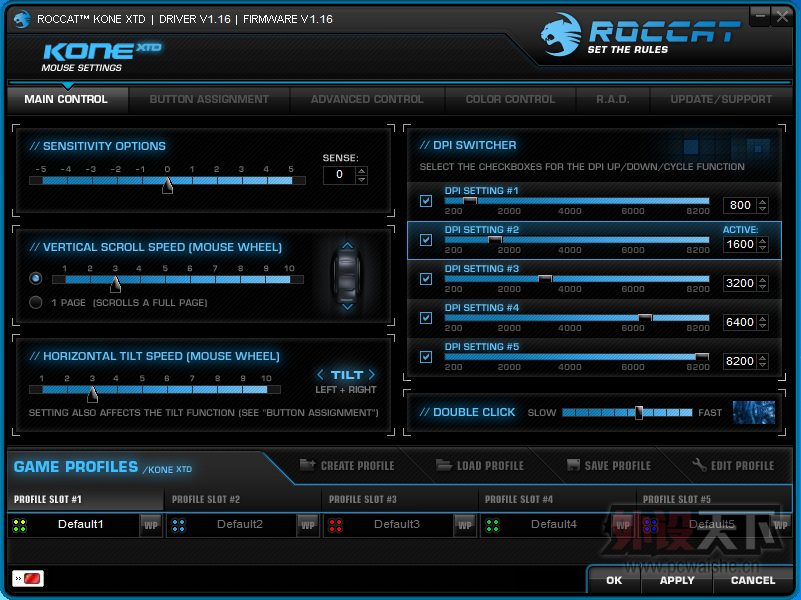 ��ƫ�� ROCCAT KONE XTD��Ϸ��� �������²������