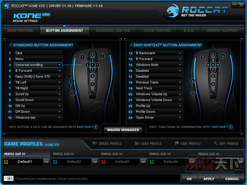 ��ƫ�� ROCCAT KONE XTD��Ϸ��� �������²������