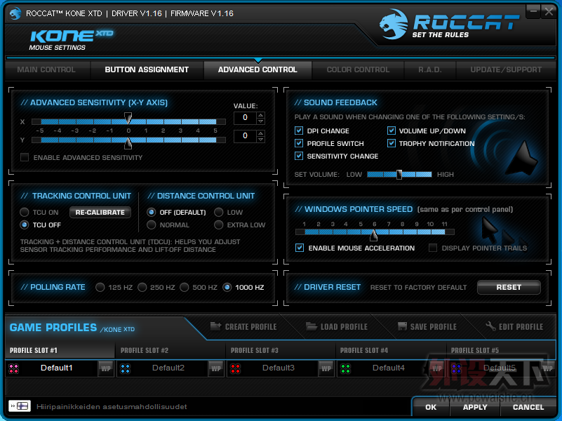 ��ƫ�� ROCCAT KONE XTD��Ϸ��� �������²������