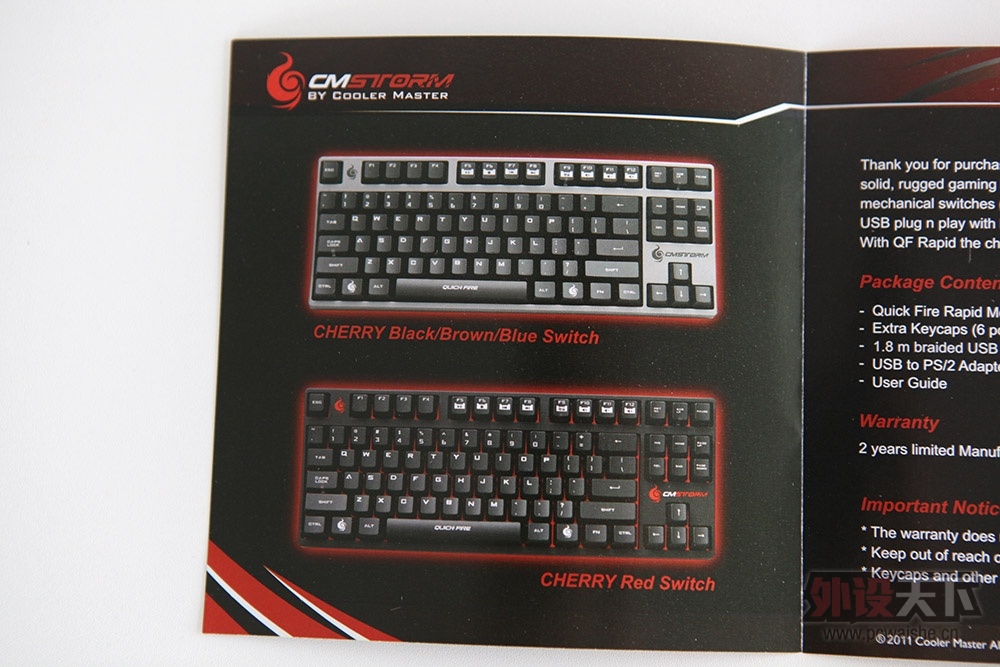 ��������Quick Fire Rapid 87�Ա�filco 87ͼ����