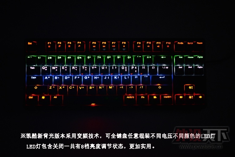ҳԽޣKEYCOOL 87 II led еƵع⣡~²Ʒ....