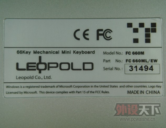 LtؼyЩļ֮²LEOPOLD FC660M