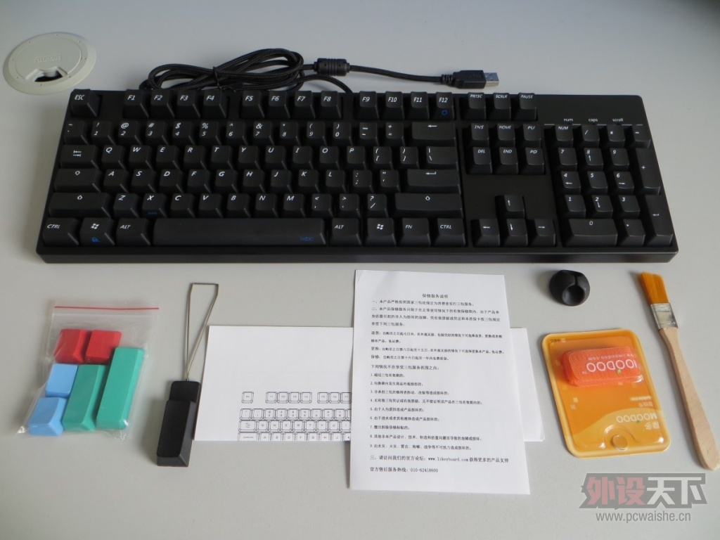 ����iKBC F104 ����ʹ��һ��ʱ��ĸ���
