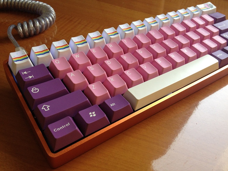 IKBC��ɫ ���βʺ�è 925������ GMK�ϰ�