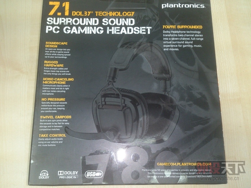 [����]������ plantronics GAMECOM780 ���������������ˡ���ϲTH000�õ�WCG���Ĺھ�