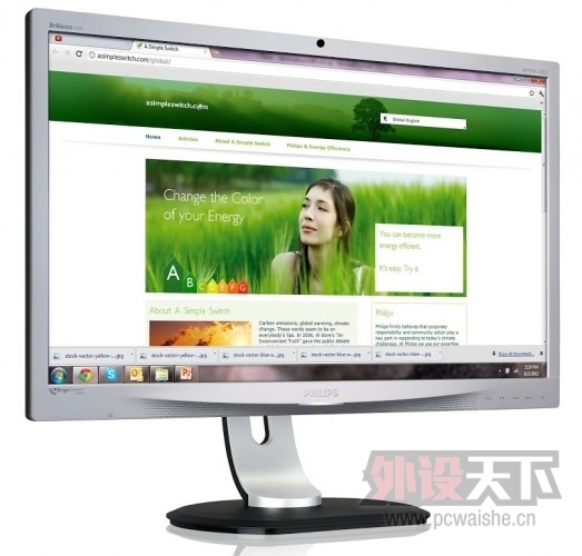 �������Ƴ��¿�24Ӣ��ErgoSensor��ʾ��