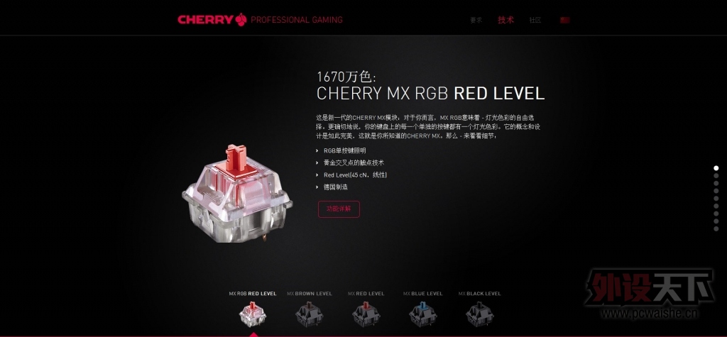 CHERRY1600ɫ¿MX RGB[Ƶ]