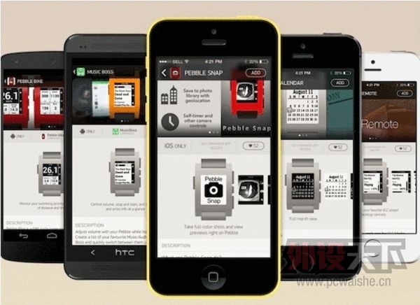 Pebble�����ֱ����������ֱ�Ӧ���̵�