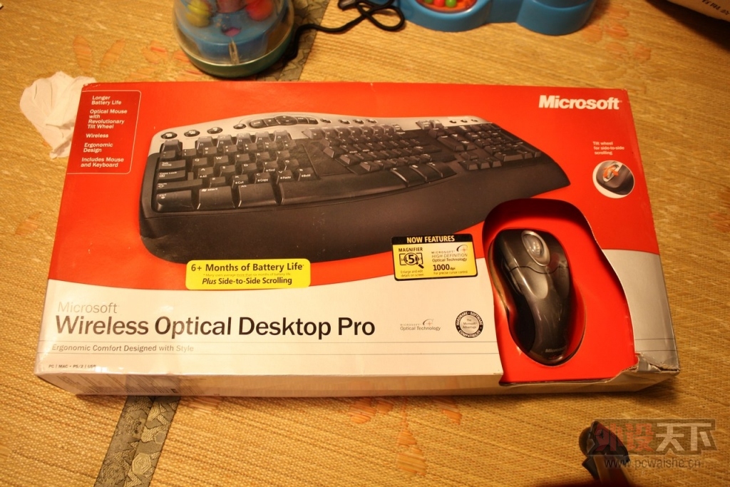 ���Ϻ���9.5��΢�����幤ѧ���߼�����װWireless  optical Desktop pro