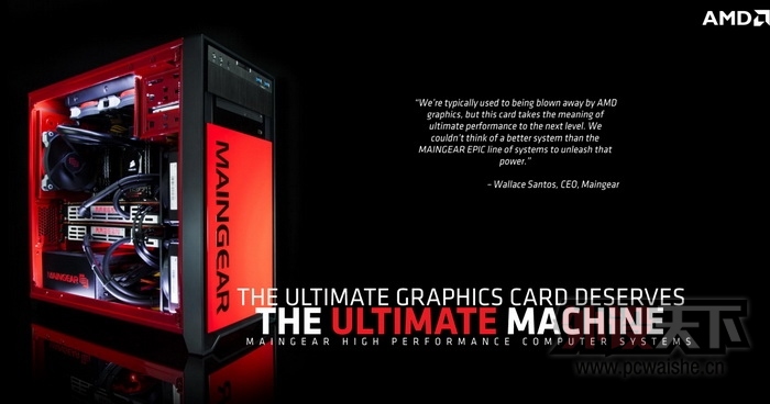 AMD��ʽ����˫о�콢R9 295X2�Կ�