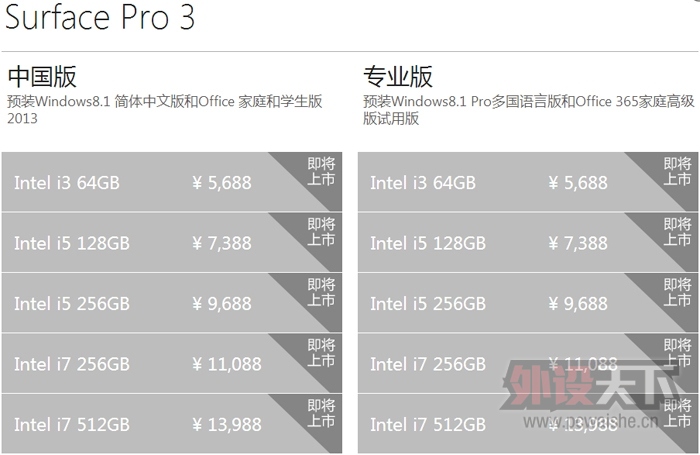 5688ԪSurface Pro 3ۼ۳¯