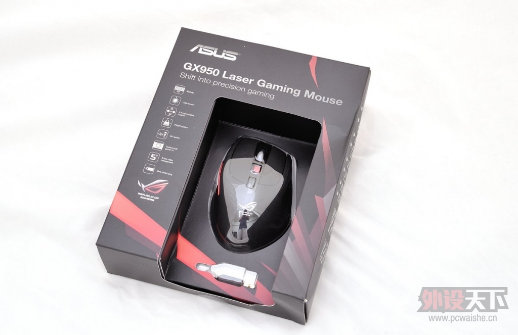 ��ת��ASUS ROG GX950 ��ӥ������꿪�����