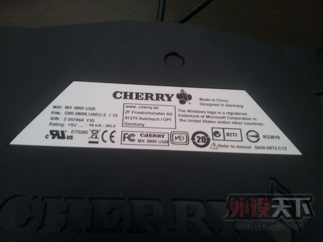 [����] ӣ�� cherry3800 ����ԭ��pbt��ñ����  �������