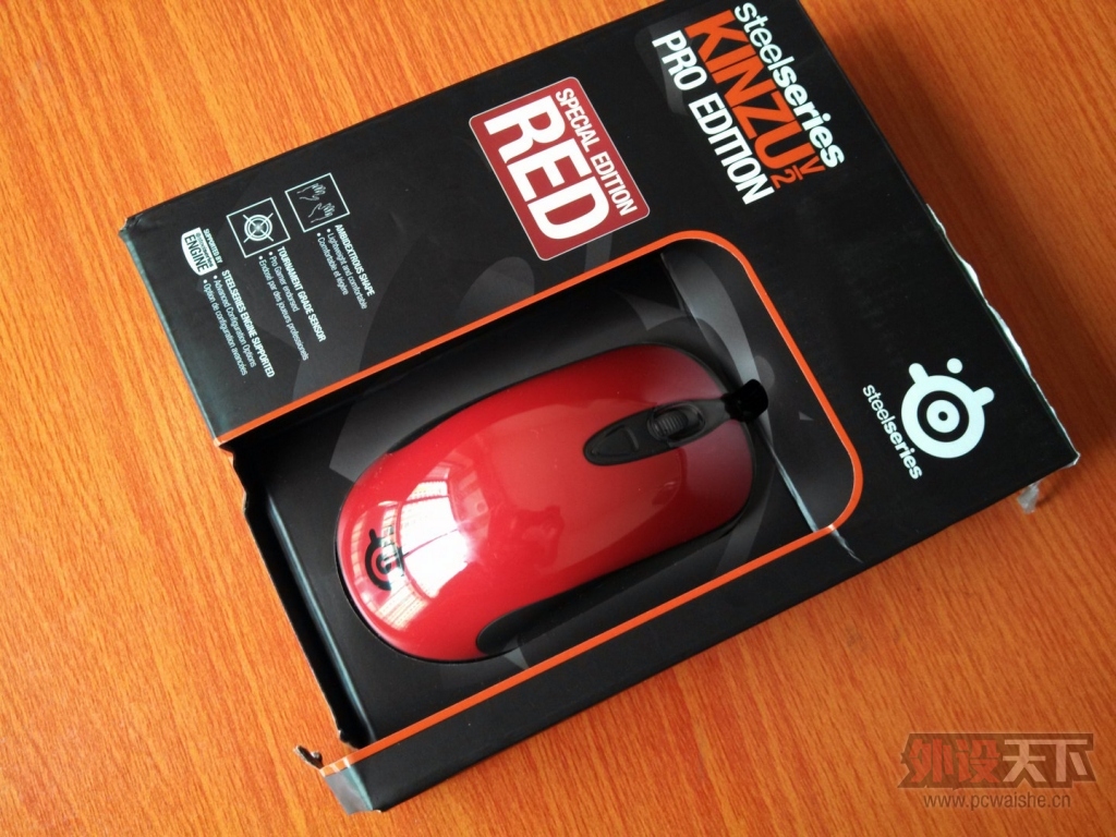 ��������ESFUNC�����Ű�Ԫ���STEELSERIES KINZU V2 PRO | SPECIAL EDITON REDͼ��