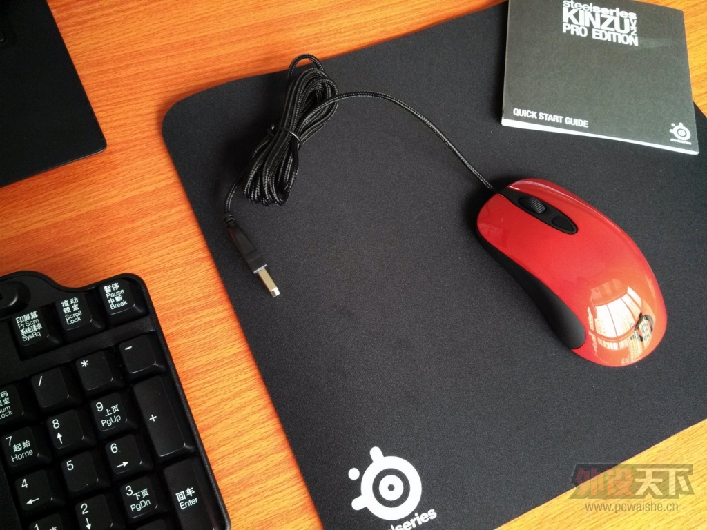 ��������ESFUNC�����Ű�Ԫ���STEELSERIES KINZU V2 PRO | SPECIAL EDITON REDͼ��