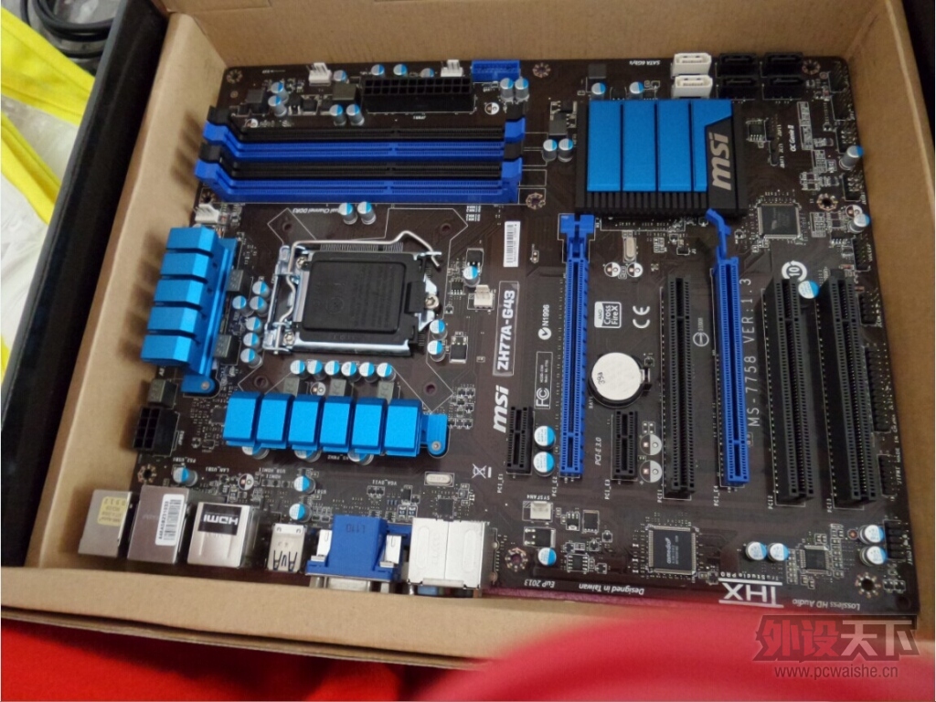 �����CPU:I3 3220 I5 3570K ���壺΢��Zh77A-g43,ɢ������HR02���Կ���˶7870