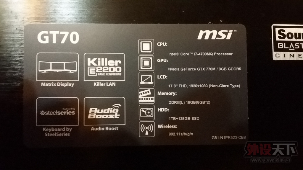 [����] ��������΢��MSI ��Ϸ�� GT70