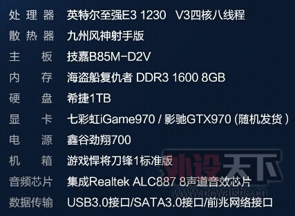 ĳ����ĳ���������̵�GTX970�Կ�����װ��ֻ��5299��