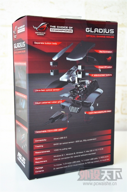 ��˶ROG Gladius���ˣ������򵥿���ͼ��