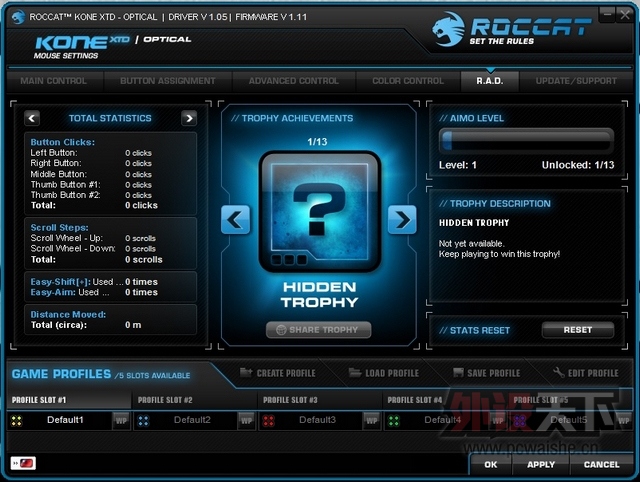 �ٴ������ȼ�-ROCCAT Kone XTD Optical