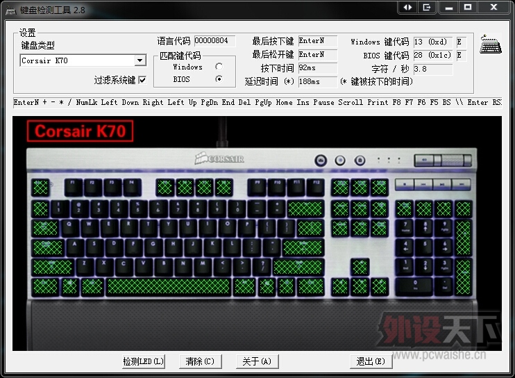 KeyboardTest 10487+ °桿
