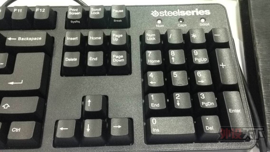��֣�ݡ�95/99�� ��� SteelSeries 6GV2 ���� ��е���� ��С��