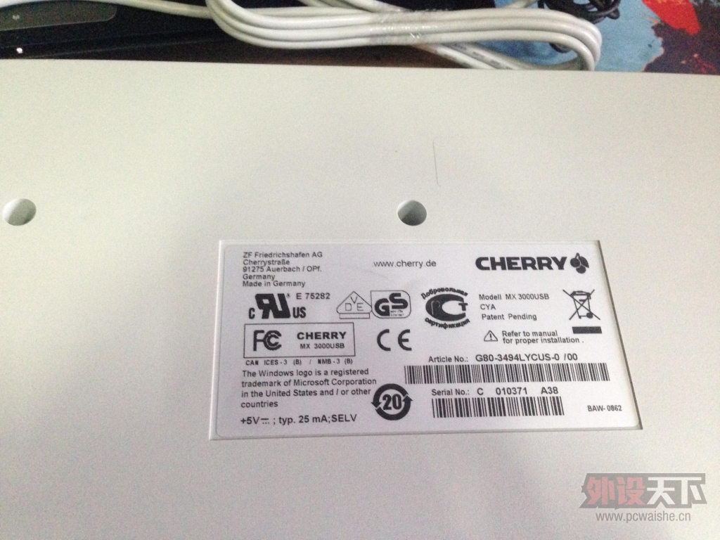 ��������ɡ�Cherry G80 3494 95��