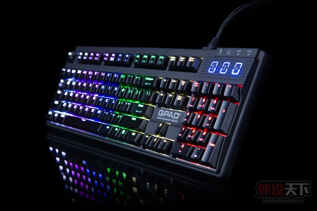 QPAD����MK-90 RGB��е����