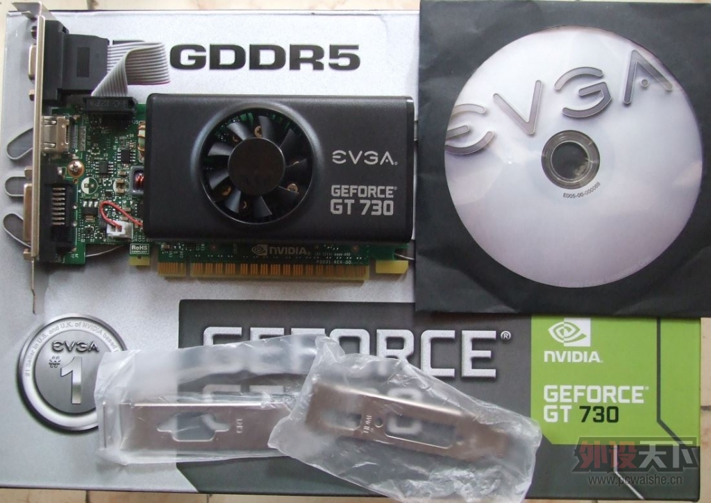 ��ɽ����ȫ��δʹ�� EVGA 750TI FTW��Ƶ���Կ�һ��  730����һ�ţ�9��