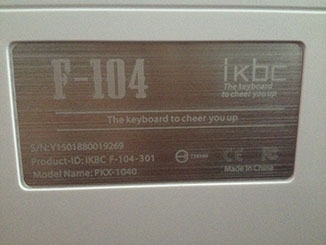 IKBC F-104���� ��ɫɫPBT��е���� ����  ���� ���ˣ�����