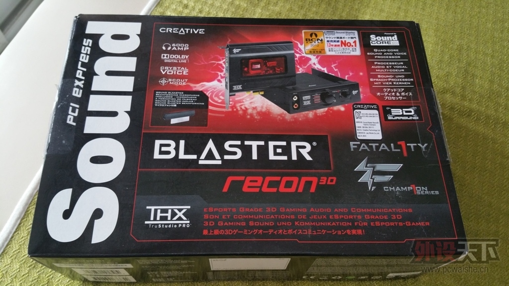 ���ɶ��� Creative Recon3D Fatal1ty Champion ���йھ��� 700Ԫ 9����