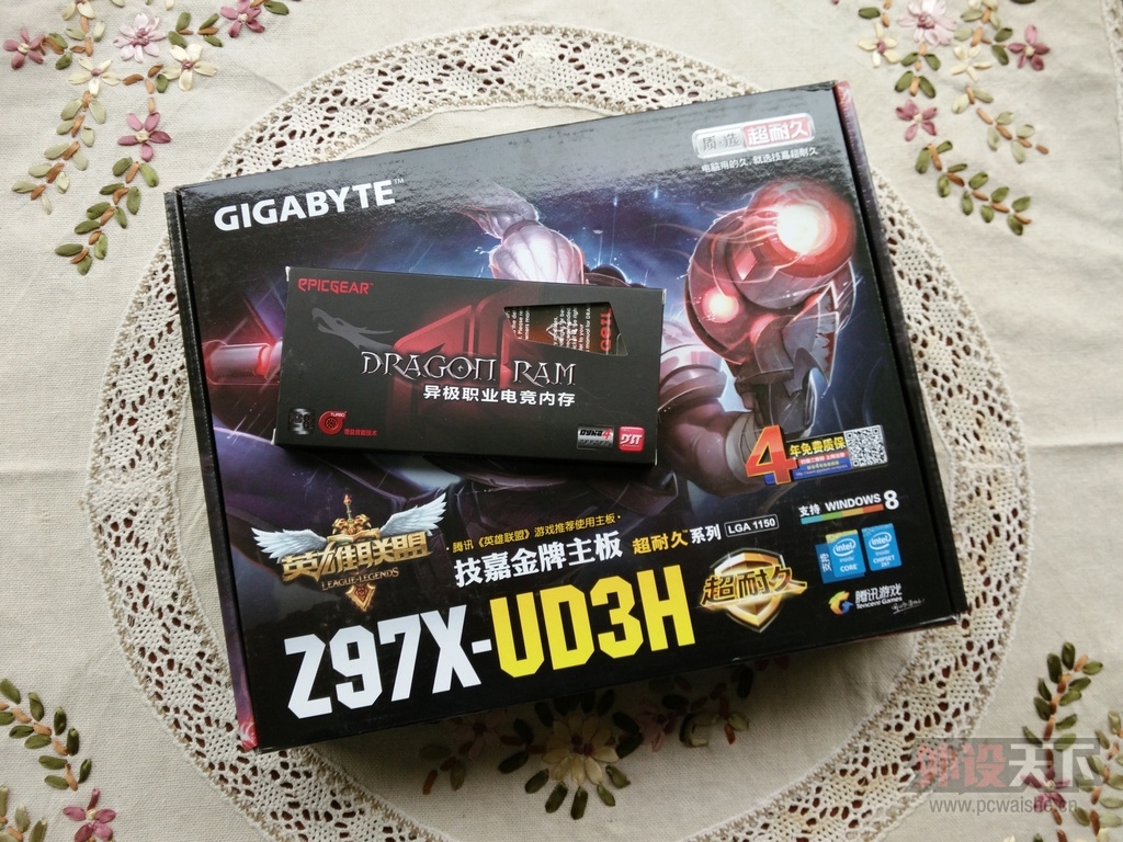 ����Z97X-UD3H����+Epicgear�켫1600MHzְҵ�羺�ڴ����ֳ�Ƶ����