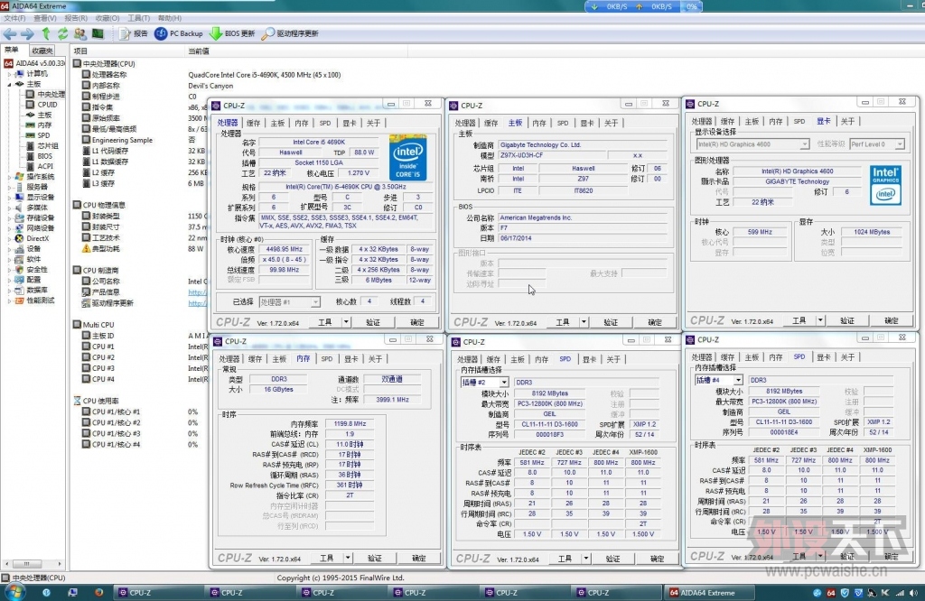 ����Z97X-UD3H����+Epicgear�켫1600MHzְҵ�羺�ڴ����ֳ�Ƶ����