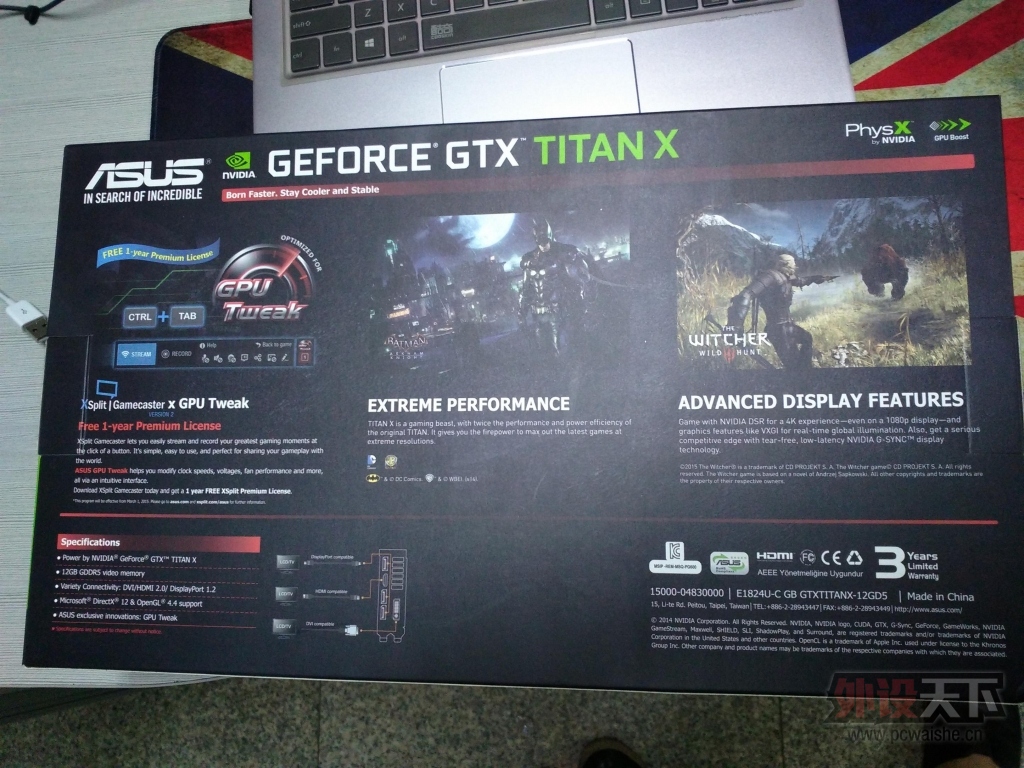 ASUS GTXTITANX���䣬������~