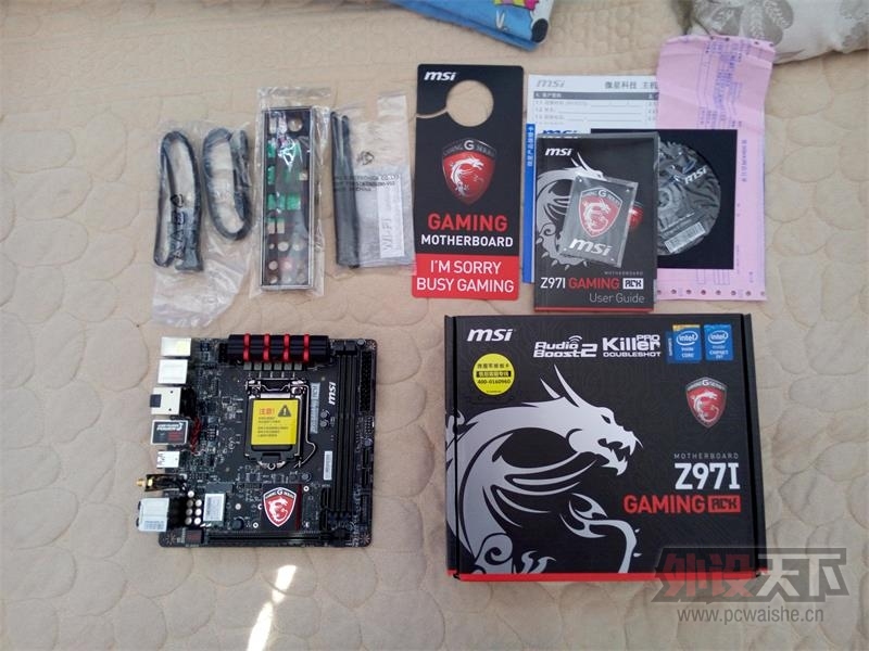�����ϡ�΢�� Z97I ACK ITX���� �ѳ�